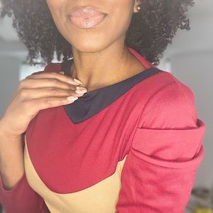 Cozy, knit chevron bodycon mini